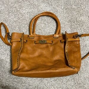 Stylish Tan Leather Handbag